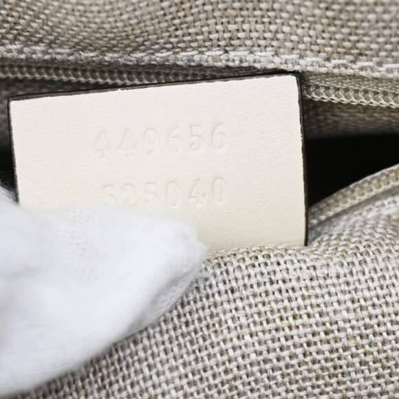 GUCCI Micro GG Guccissima 2Way Shoulder Hand Bag Leather White Italy 23KB342 - Picture 16 of 16